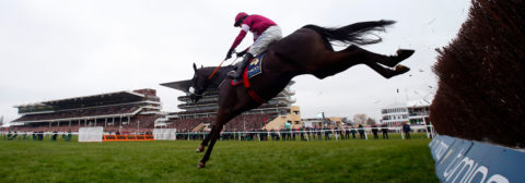 Don Cossack and Bryan Cooper winning The Timico Cheltenham Gold Cup Cheltenham