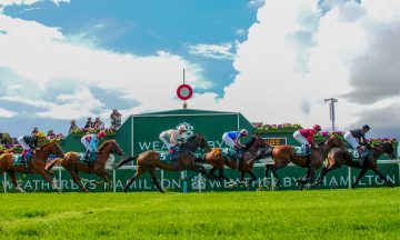 The field pass the post first time The Weatherbys Hamilton Lonsdale Cup Stakes (Group 2) (British Champions Series) York 24/8/2018